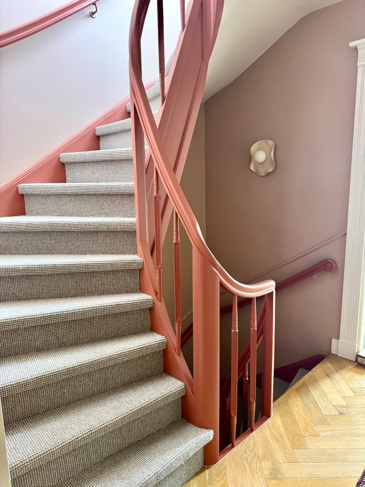 Creamy Nude Ceramic Wall Light / Sconce