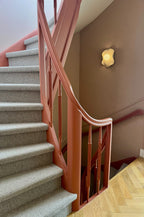 Handmade Creamy Ceramic Wall Light / Sconce