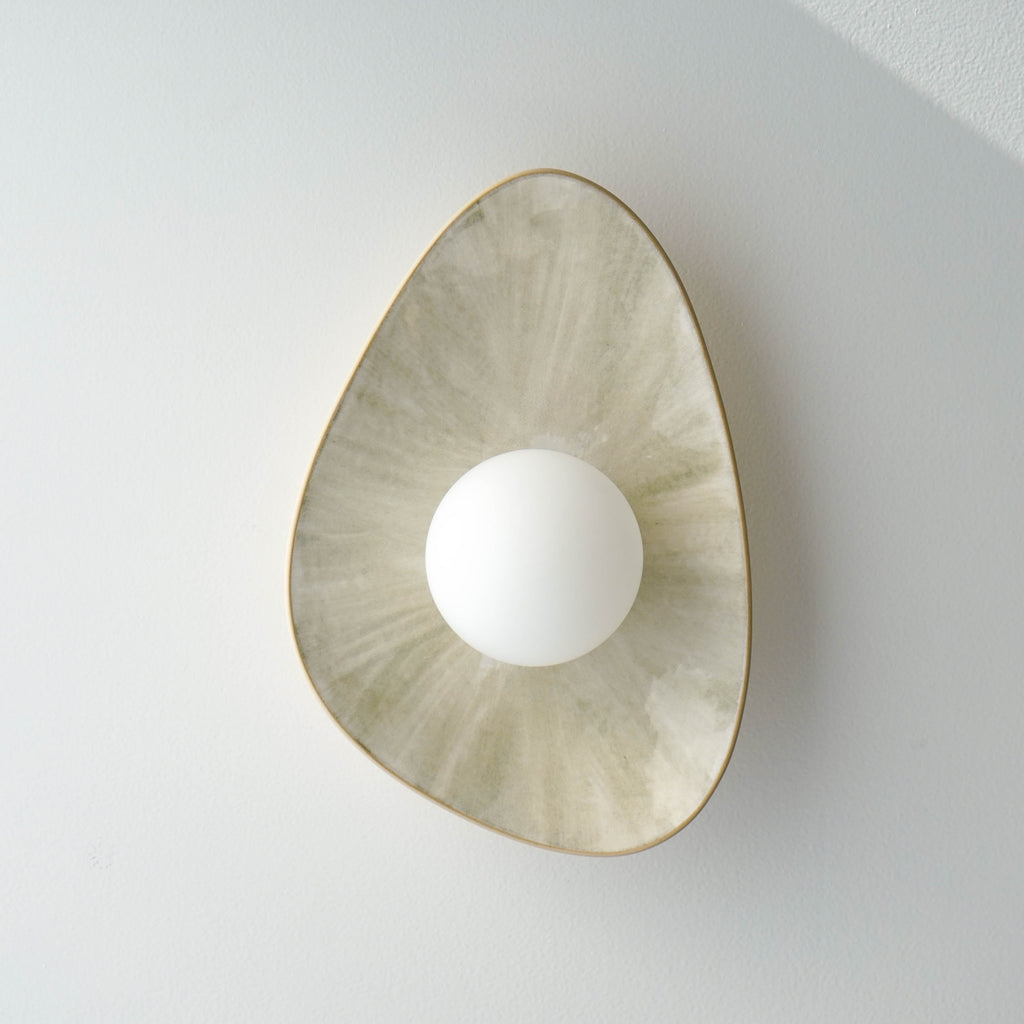 Pastel Hues Ceramic Wall Lamp / Sconce