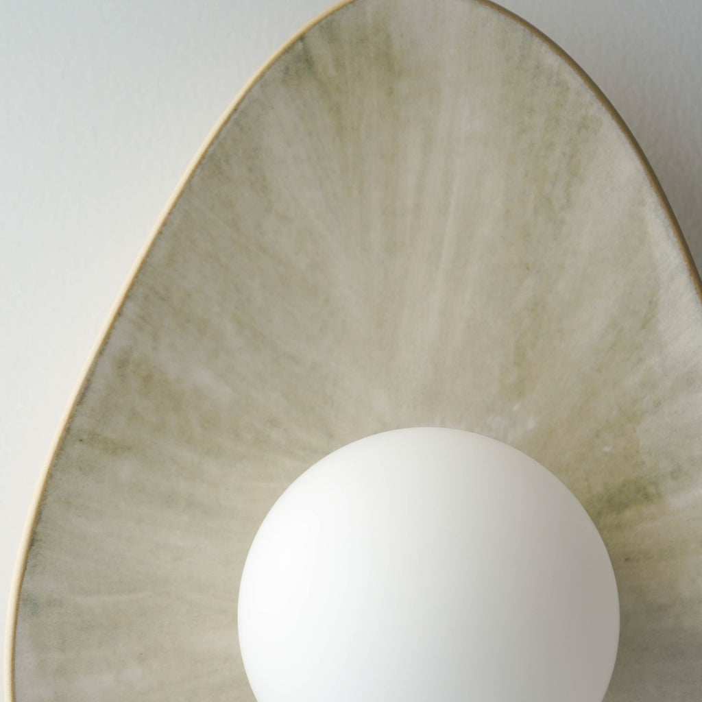 Pastel Hues Ceramic Wall Lamp / Sconce
