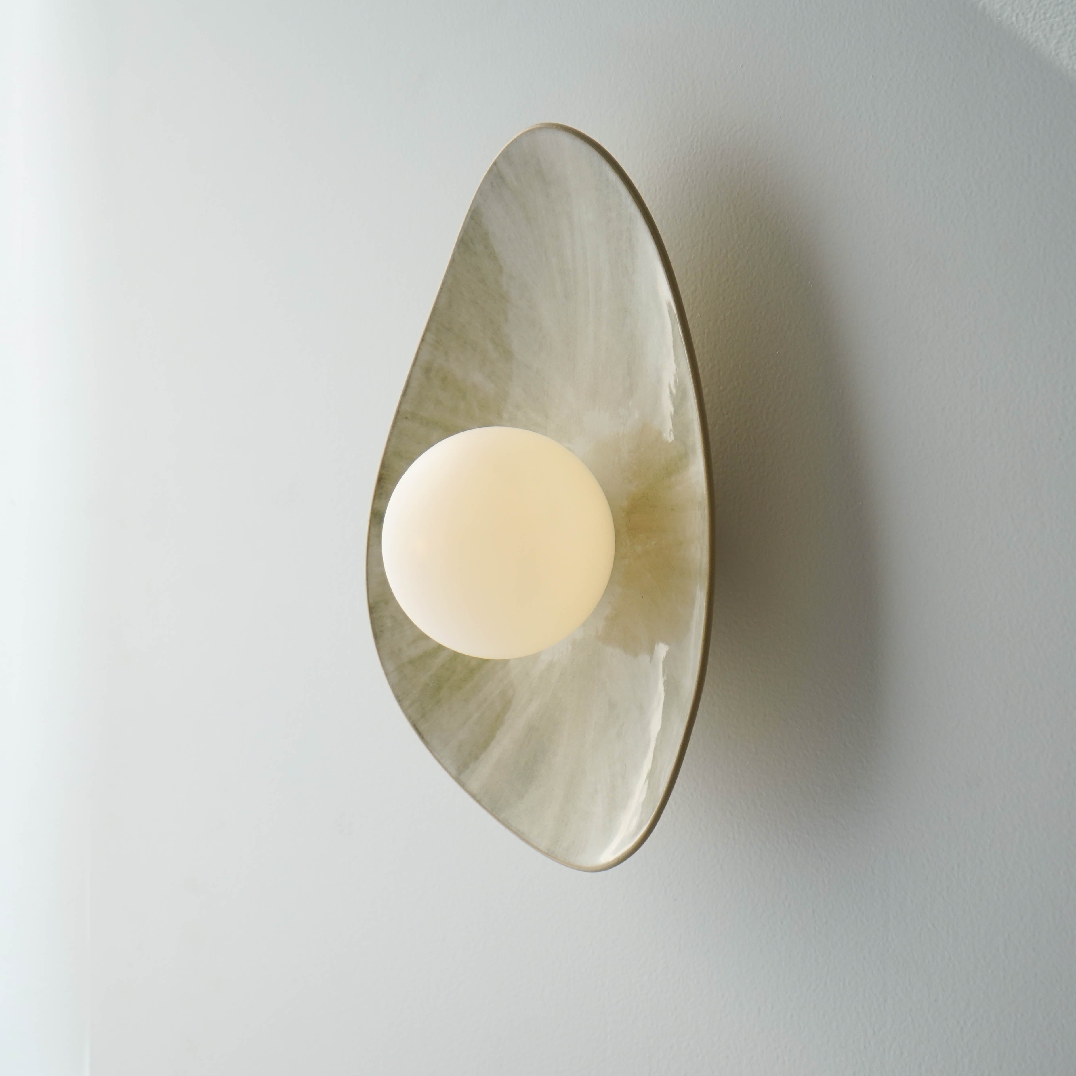 Pastel Hues Ceramic Wall Lamp / Sconce