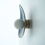Handmade Deep Blue Ceramic Wall Sconce / Wall Lamp
