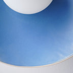 Handmade Sky Blue Ceramic Wall Sconce / Wall Lamp