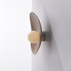 Applique murale en céramique blanc crème