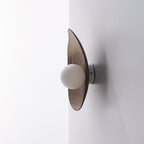 Applique murale en céramique blanc crème