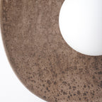 Applique murale en céramique blanc crème
