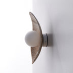 Lámpara de pared/aplique de cerámica color blanco crema
