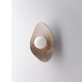 Lámpara de pared/aplique de cerámica color blanco crema