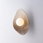 Lámpara de pared/aplique de cerámica color blanco crema