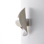 Creamy Matte White Ceramic Wall Light / Sconce