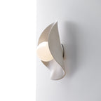 Creamy Matte White Ceramic Wall Light / Sconce