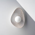 Pearl White Speckle Ceramic Wall Lamp / Sconce