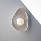Pearl White Speckle Ceramic Wall Lamp / Sconce