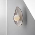 Pearl White Speckle Ceramic Wall Lamp / Sconce
