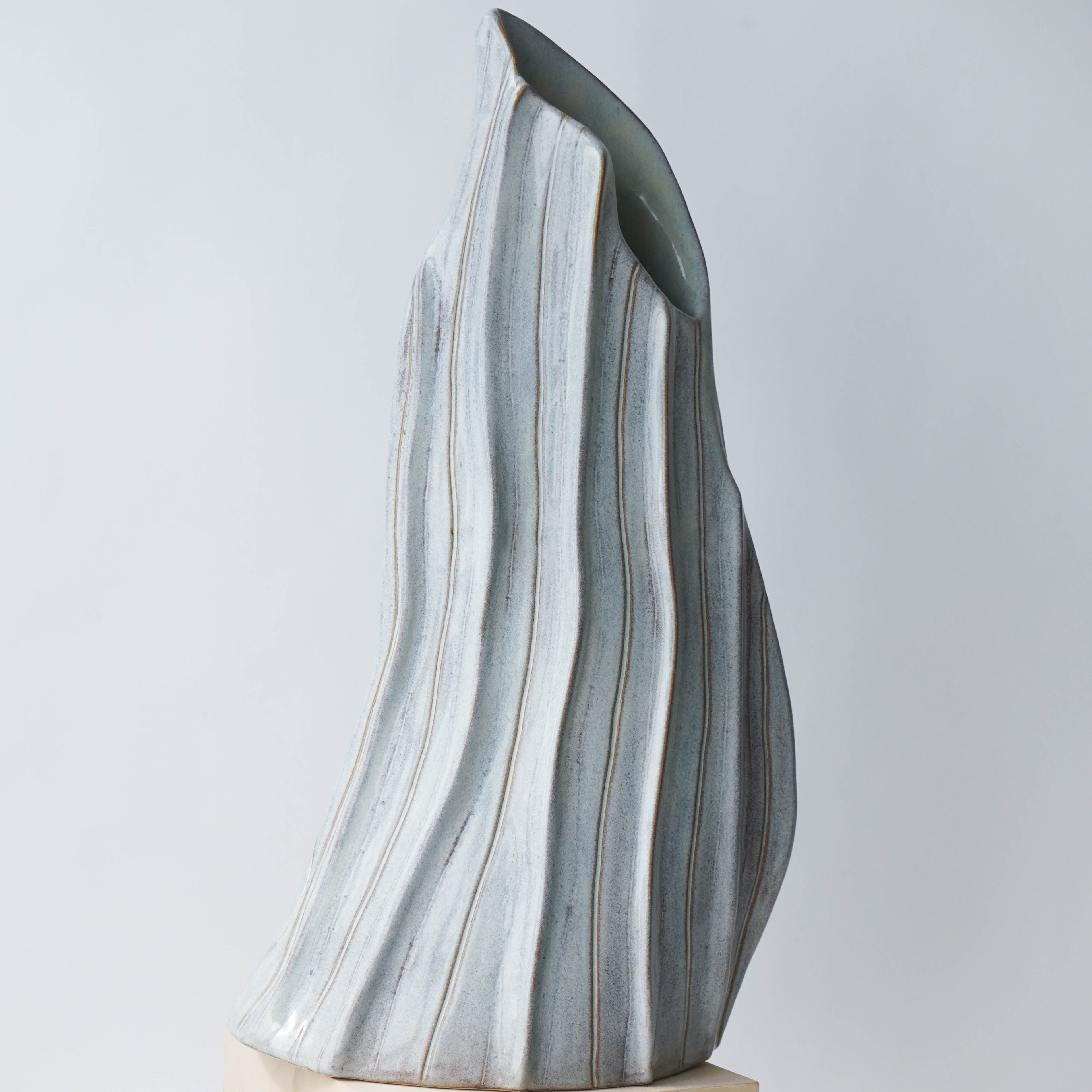 Ocean Flow Sculptural Vase