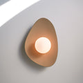 Handmade Beige Ceramic Wall Light / Sconce