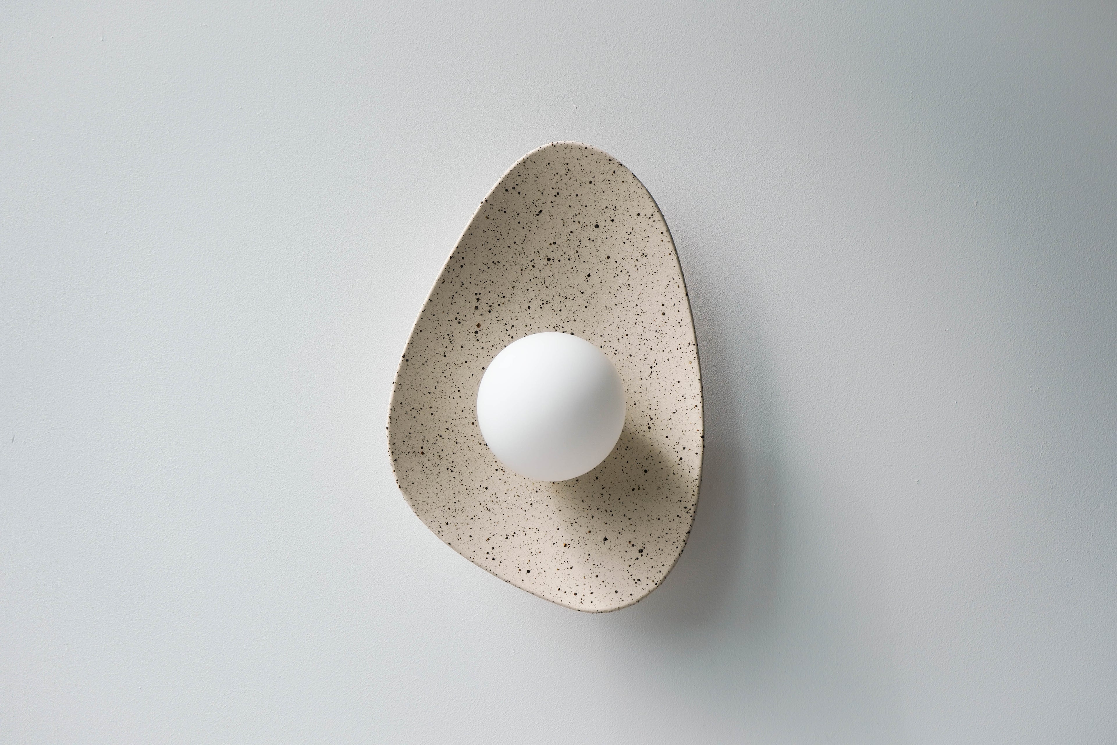 Speckled Ceramic Wall Light / Sconce
