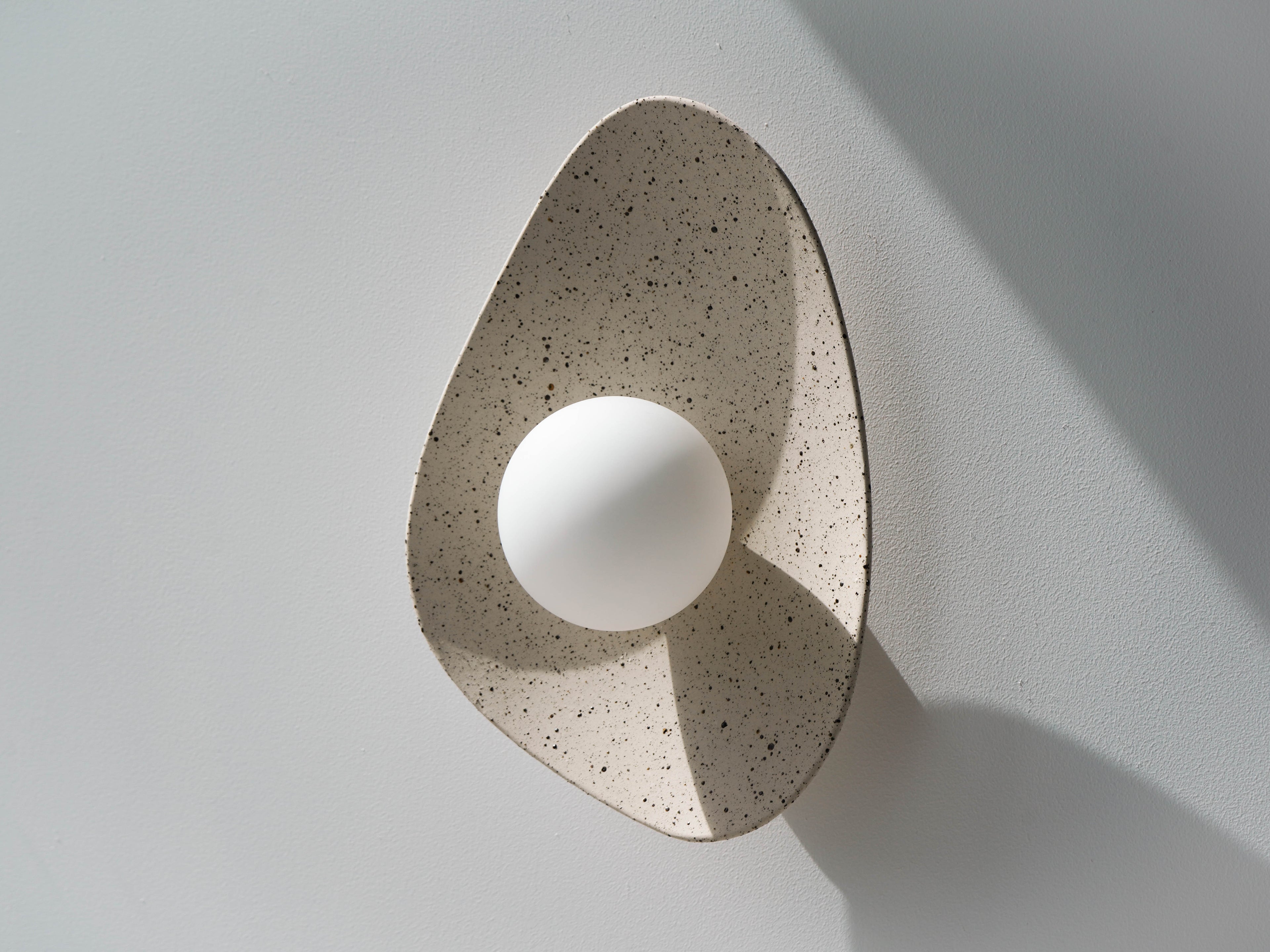 Speckled Ceramic Wall Light / Sconce