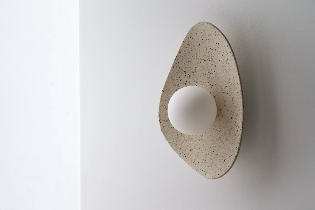 Speckled Ceramic Wall Light / Sconce