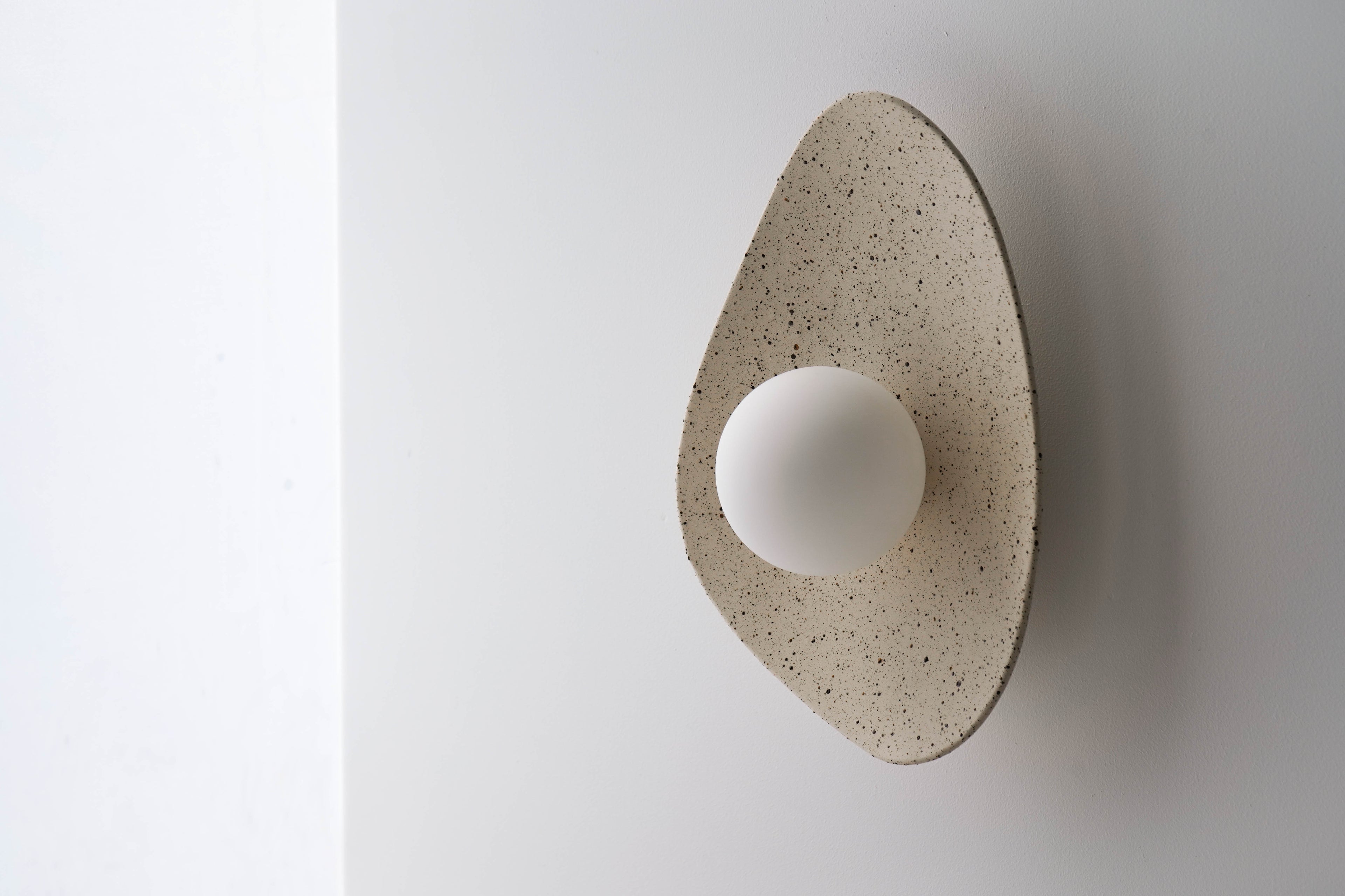 Speckled Ceramic Wall Light / Sconce