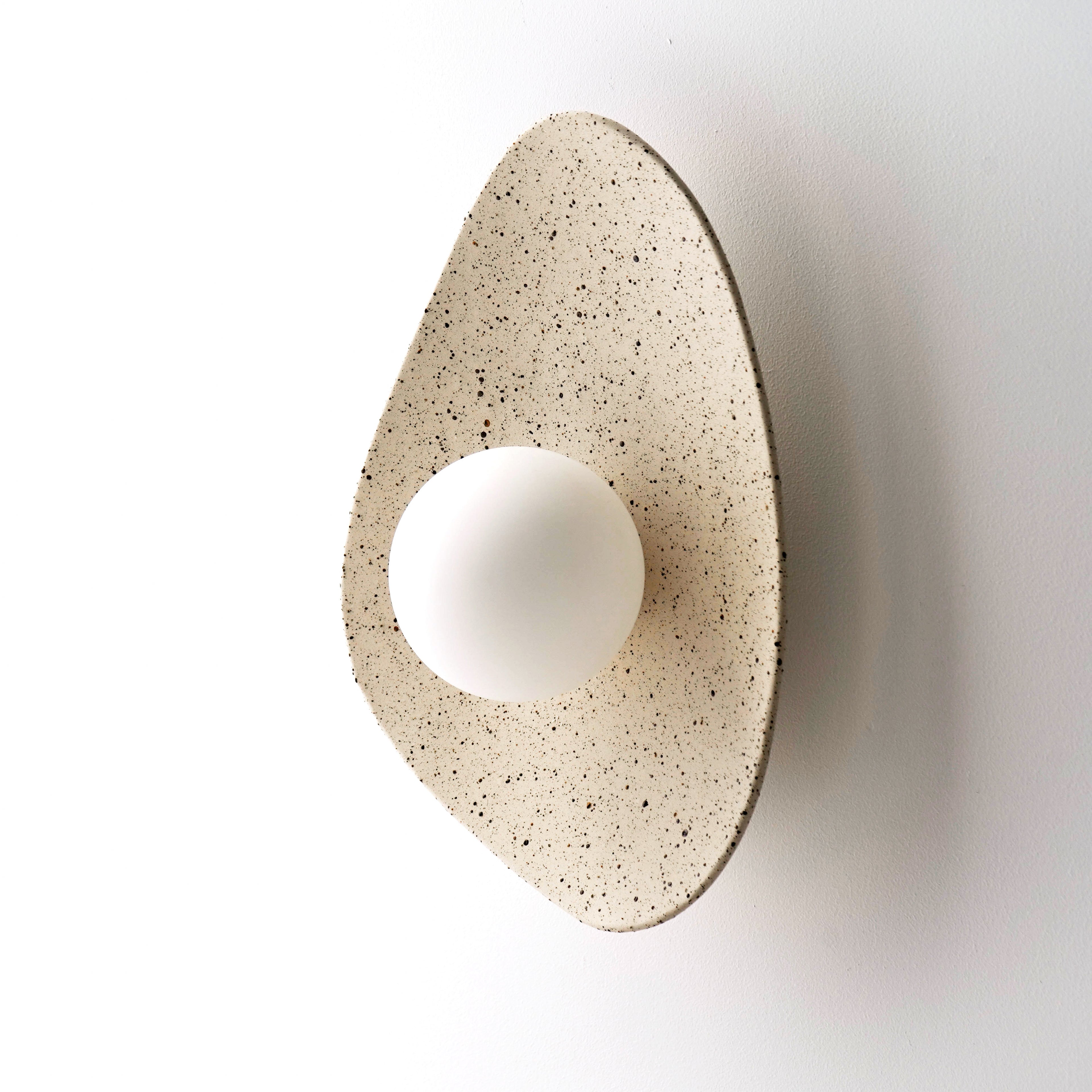 Speckled Ceramic Wall Light / Sconce