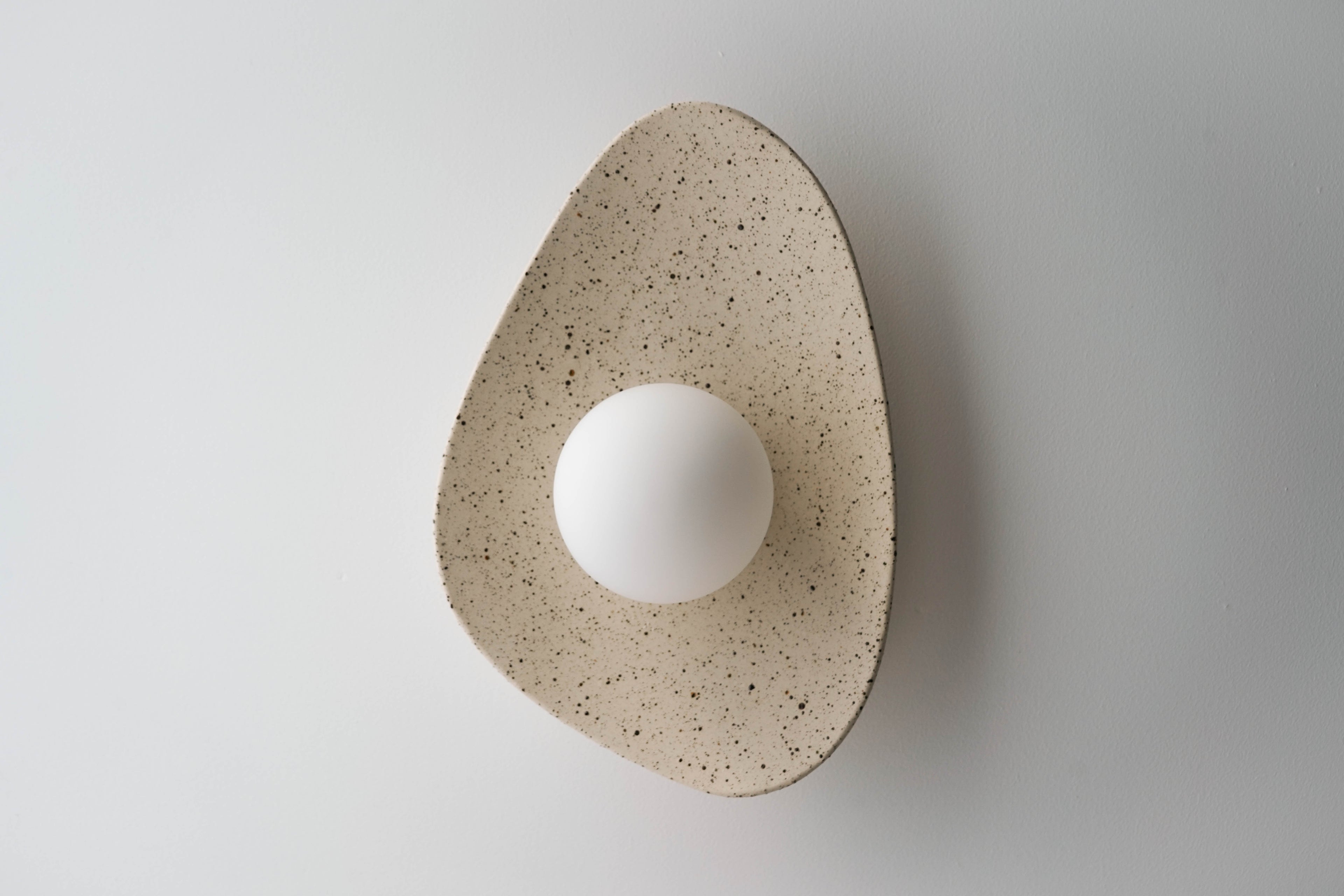Speckled Ceramic Wall Light / Sconce