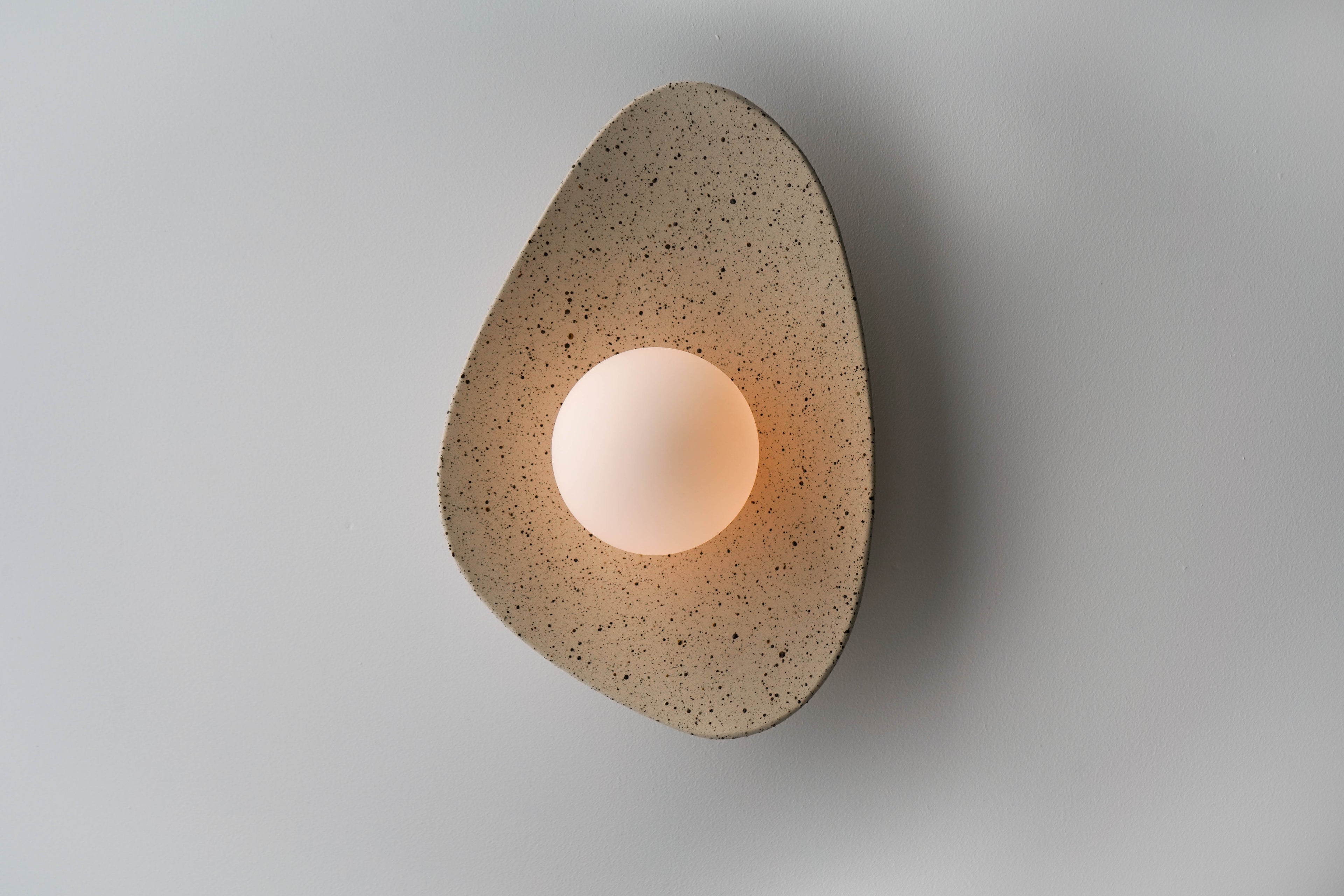 Speckled Ceramic Wall Light / Sconce