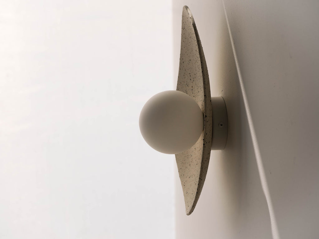 Speckled Ceramic Wall Light / Sconce
