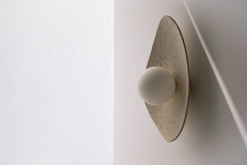 Speckled Ceramic Wall Light / Sconce