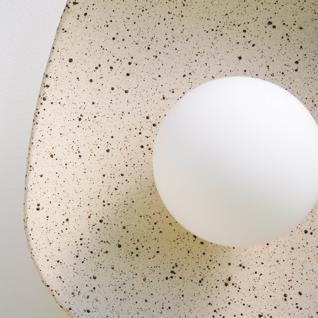 Speckled Ceramic Wall Light / Sconce