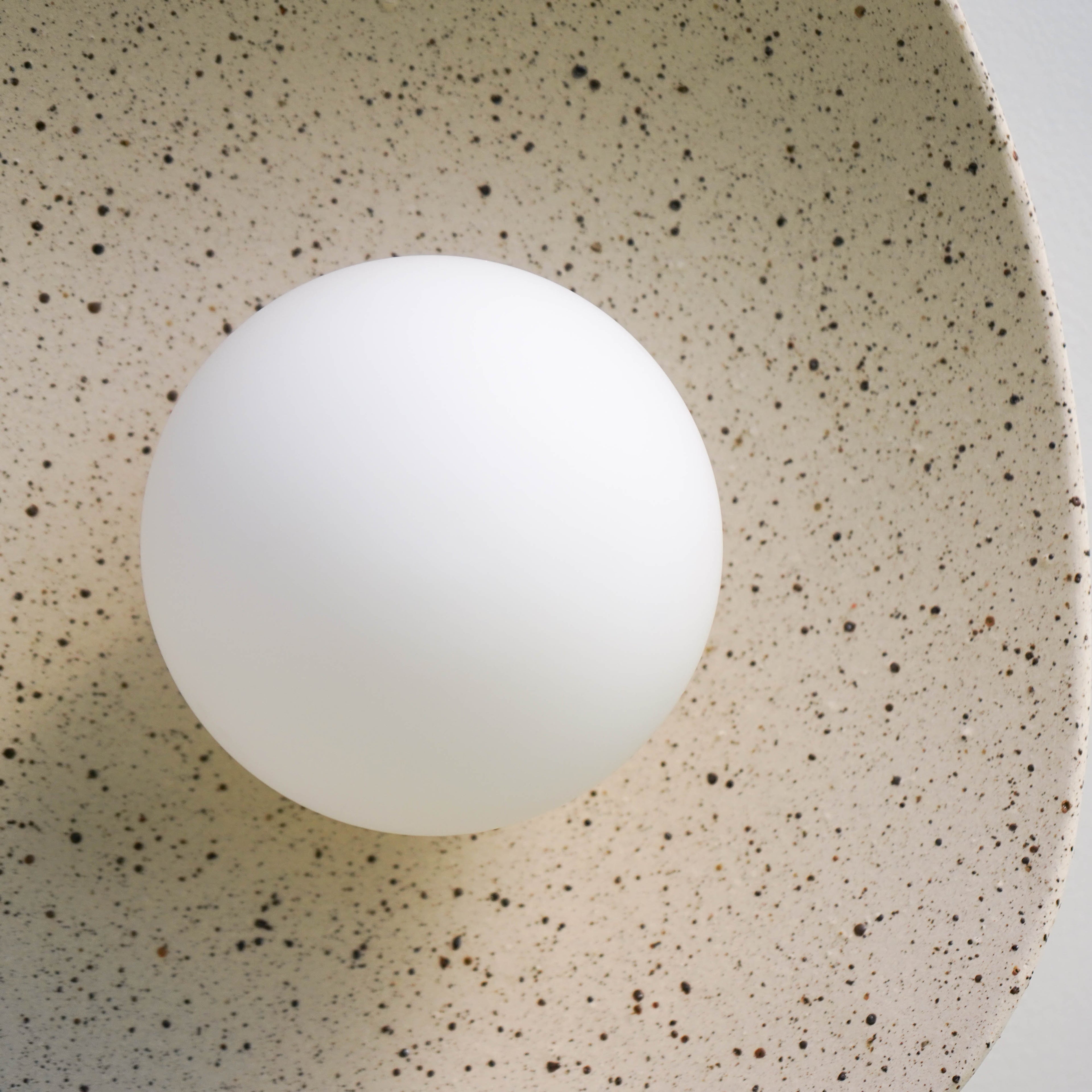 Speckled Ceramic Wall Light / Sconce