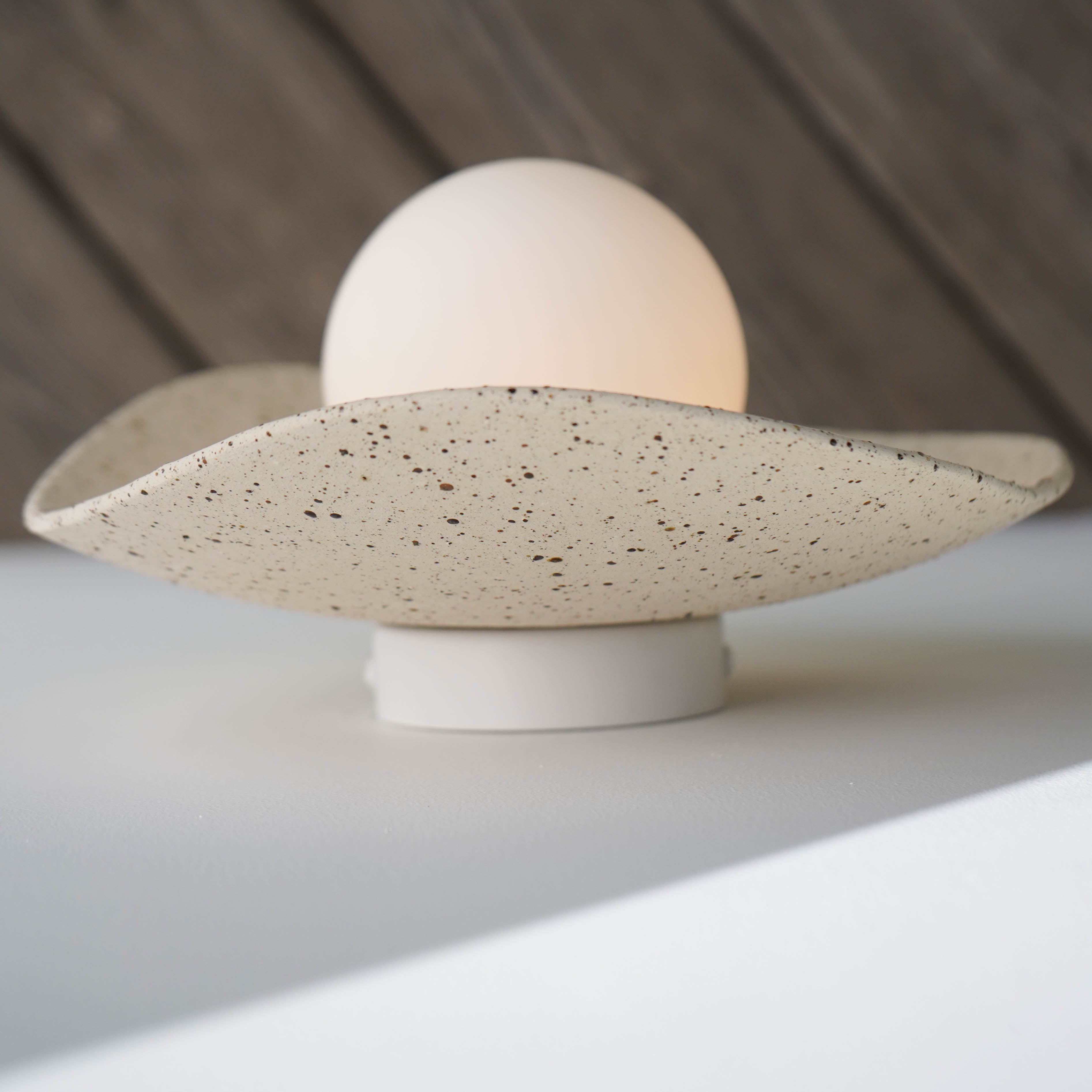 Speckled Ceramic Wall Light / Sconce