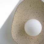 Speckled Ceramic Wall Light / Sconce
