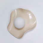 Creamy Nude Ceramic Wall Light / Sconce