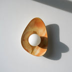 Sunset Coloured Handmade Ceramic Wall Lamp / Sconce