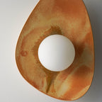 Sunset Coloured Handmade Ceramic Wall Lamp / Sconce