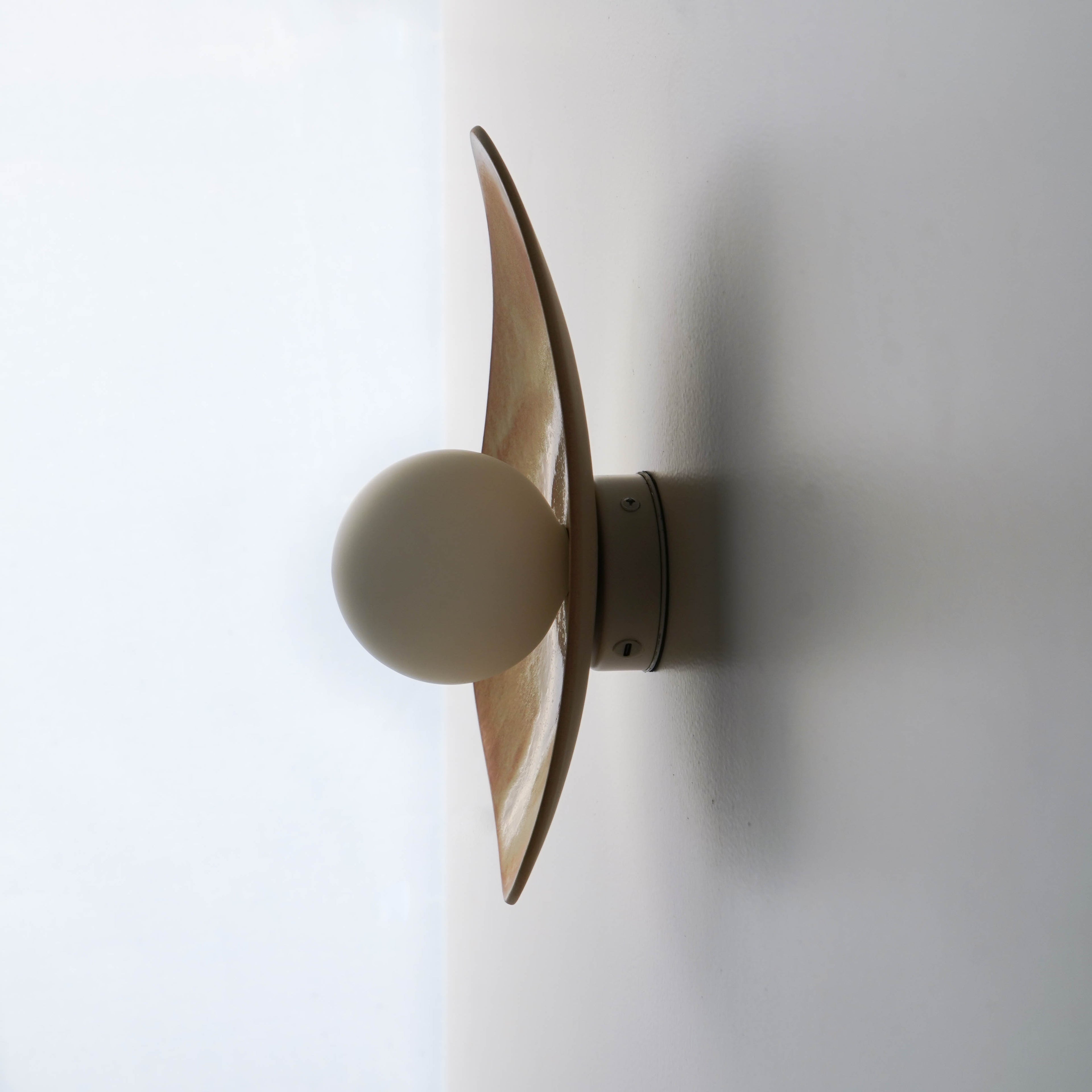 Sunset Coloured Handmade Ceramic Wall Lamp / Sconce