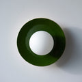 Green Glaze Ceramic Wall Lamp / Sconce