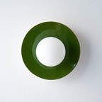 Green Glaze Ceramic Wall Lamp / Sconce