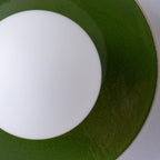 Green Glaze Ceramic Wall Lamp / Sconce