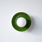 Green Glaze Ceramic Wall Lamp / Sconce