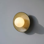 Creamy White Ceramic Wall Lamp / Sconce