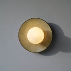 Creamy White Ceramic Wall Lamp / Sconce