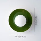 Green Glaze Ceramic Wall Lamp / Sconce