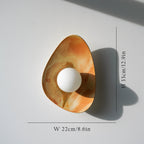 Sunset Coloured Handmade Ceramic Wall Lamp / Sconce