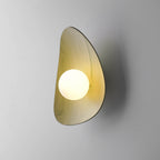 Green & White Marble Ceramic Wall Lamp / Sconce