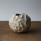 Meteorite - Handbuilt Round Stoneware Vase
