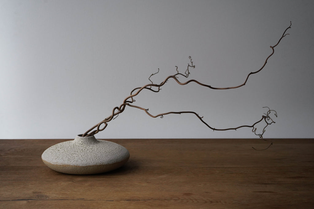 Lava Crater Handbuilt Stoneware Vase