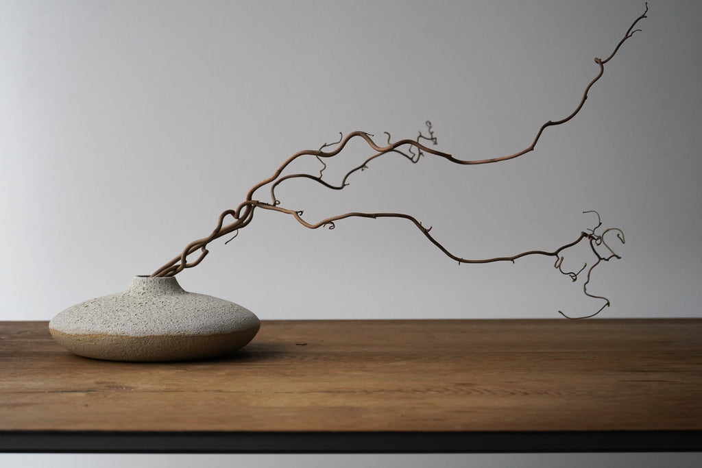 Lava Crater Handbuilt Stoneware Vase