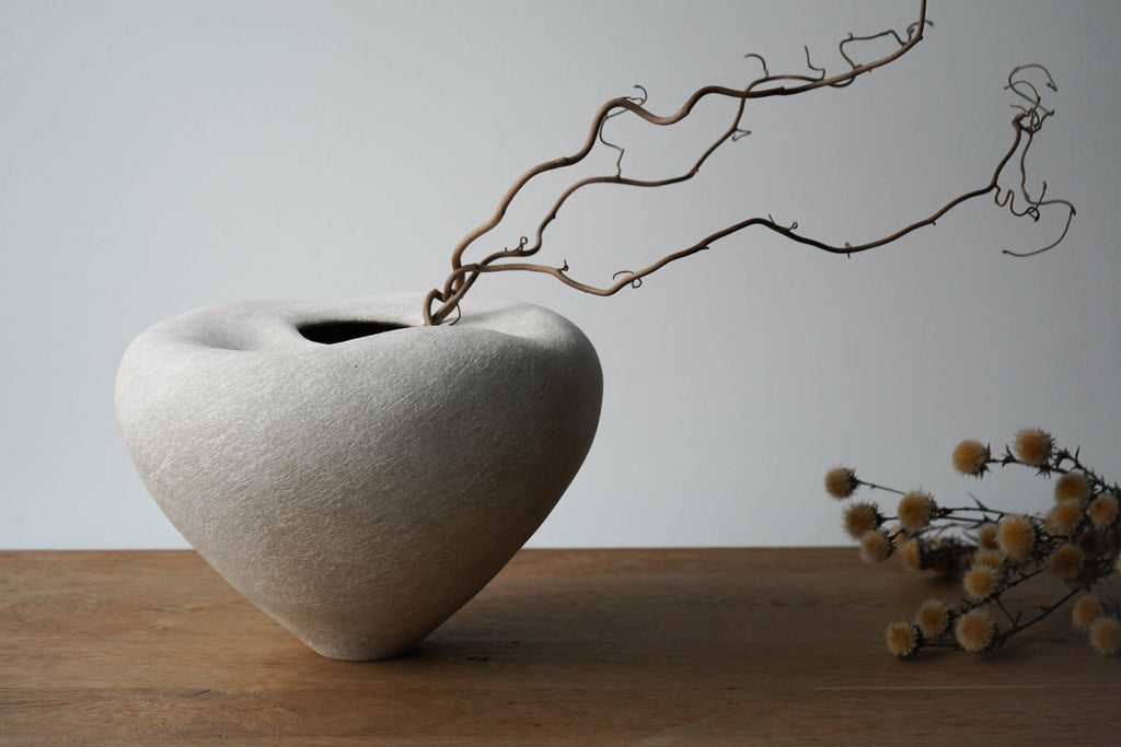 Sculptural Handbuilt Stoneware Vase